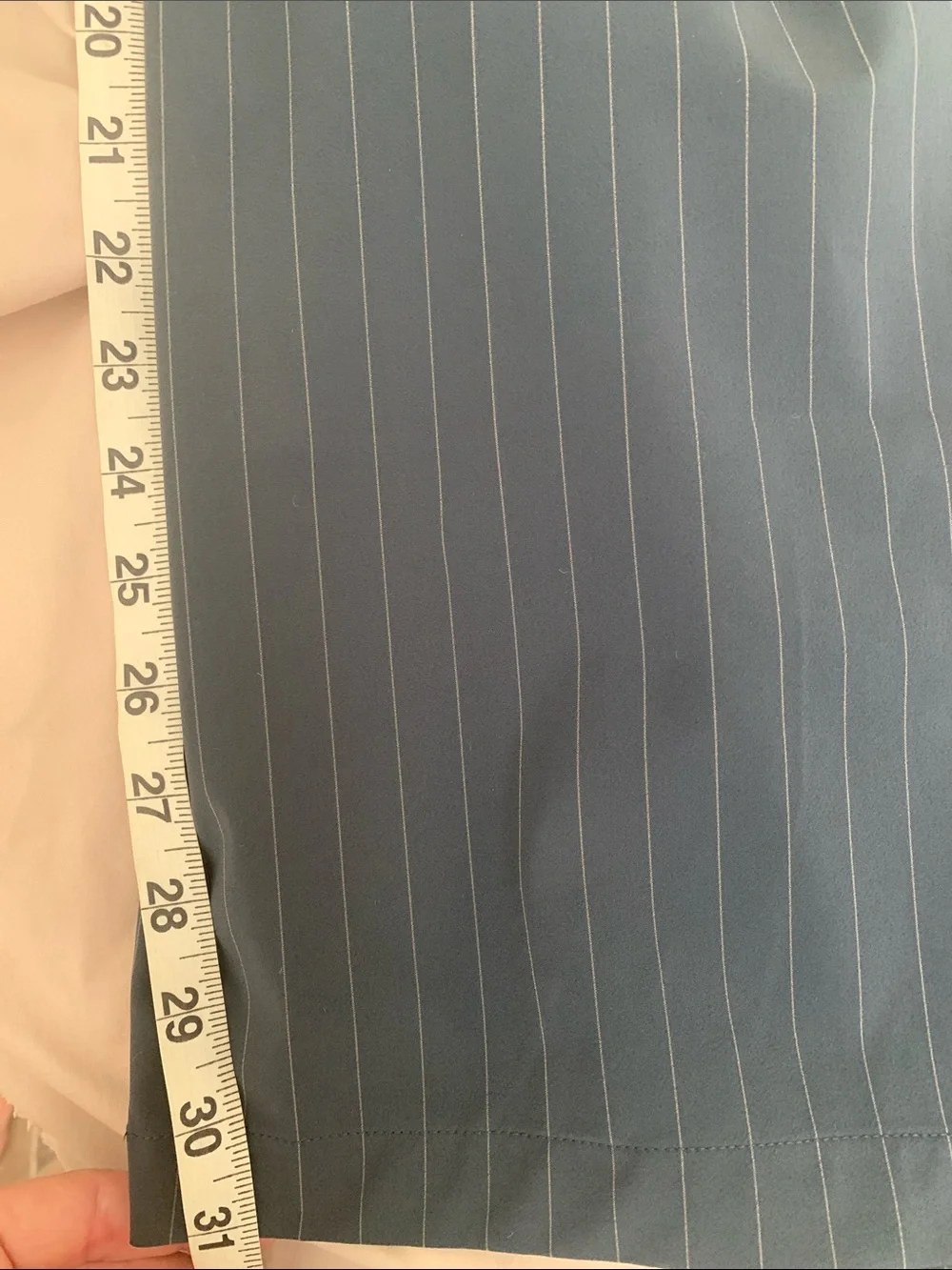Vuori Wide Leg Pinstripe Pants in Dark Navy pinstripe NWOT